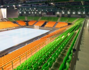 Felhajtható lelátószék, Audi Arena